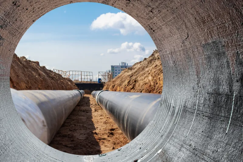 water pipes - District Cooling in Qatar